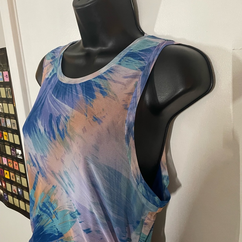 Mesh Blue Dress